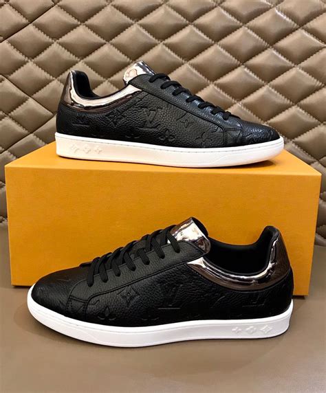 black louis vuitton sneakers|louis vuitton black sneakers men.